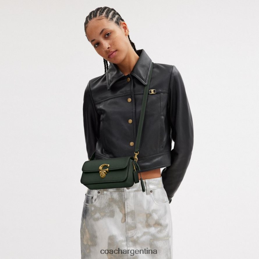 Coach mujer bolsa baguette de estudio b4/verde amazona L82882189