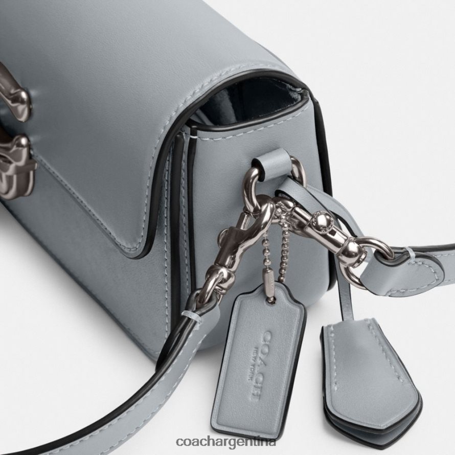Coach mujer bolsa baguette de estudio izq/gris azul L82882190