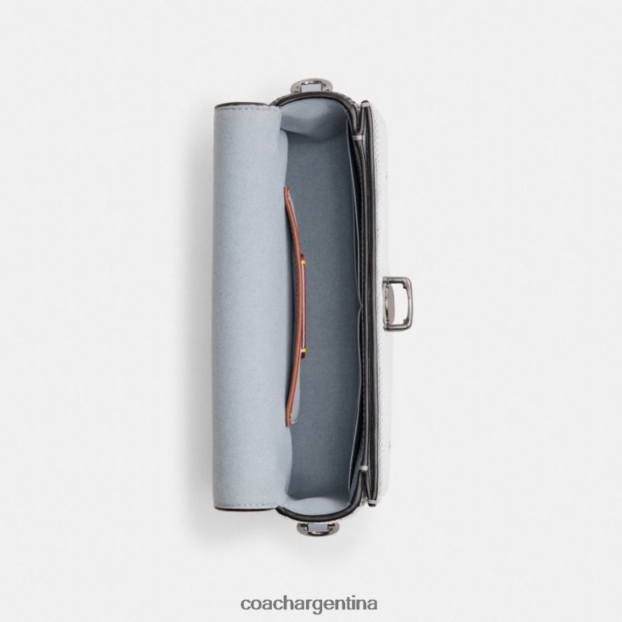 Coach mujer bolso baguette estudio con lentejuelas izq/plata L82882184