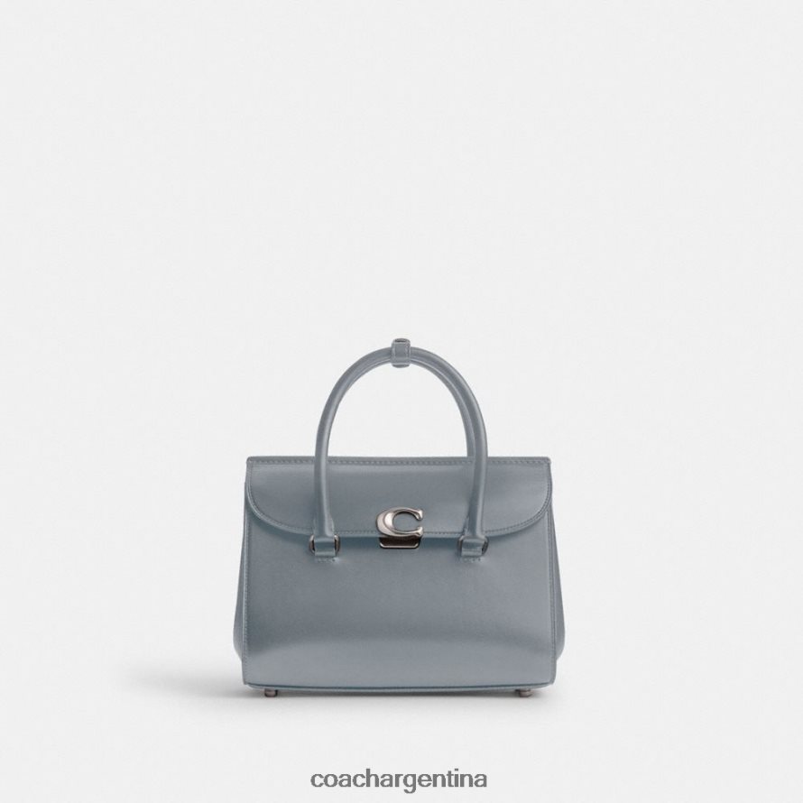 Coach mujer bolso de escoba izq/gris azul L82882179