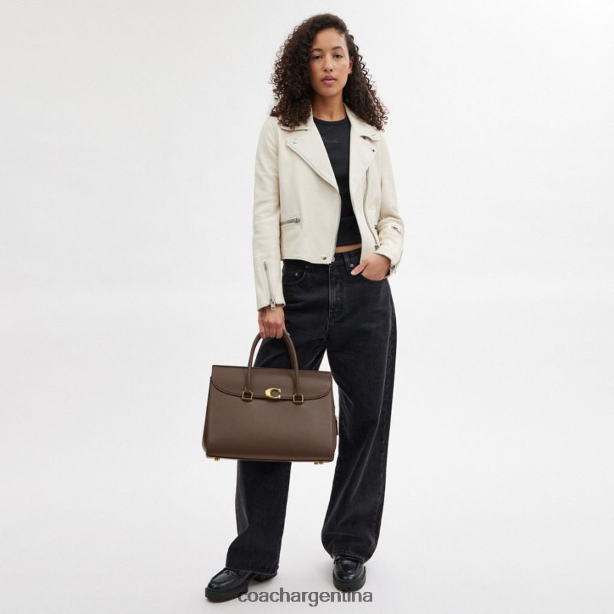 Coach mujer bolso de mano escoba 36 b4/piedra oscura L82882178