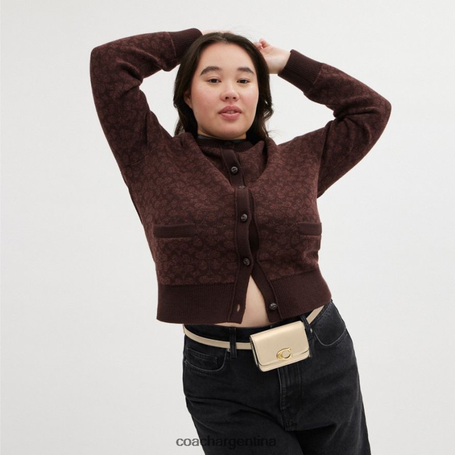 Coach mujer riñonera con tarjetero bandit b4/marfil L82882193