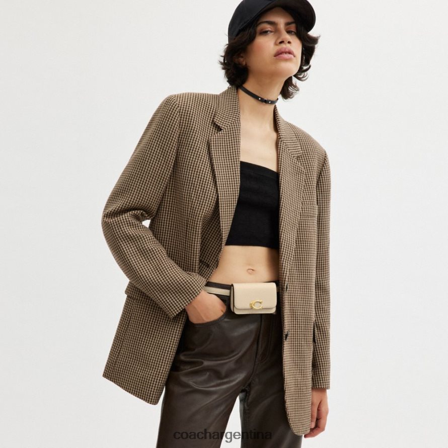 Coach mujer riñonera con tarjetero bandit b4/marfil L82882193