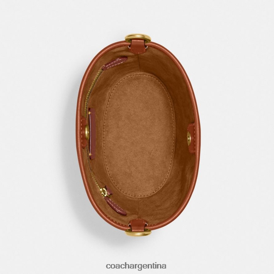 Coach mujer bolso bombonera dakota 16 con estampado de caballos y carruajes b4/ámbar bruñido con tiza L8288220