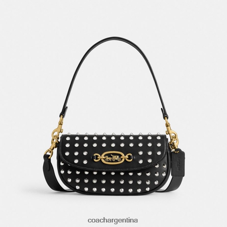 Coach mujer bolso bandolera harley 23 con tachuelas b4/negro L8288231
