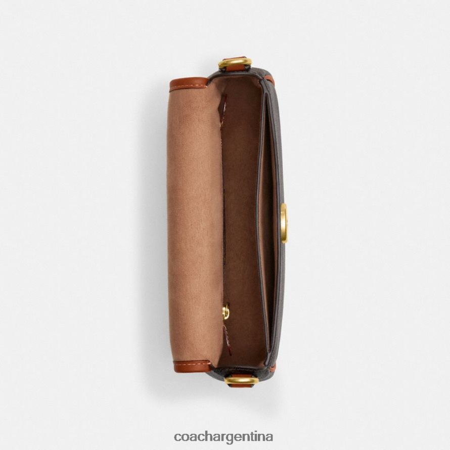 Coach mujer bolso bandolera harley con estampado del caballo y el carruaje b4/ámbar bruñido trufa L8288224