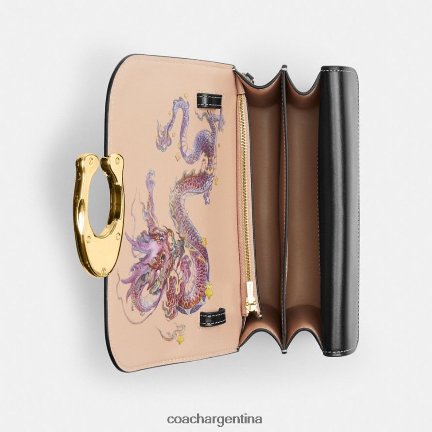 Coach mujer bolsa de ídolo de año nuevo con dragón re/negro L82882255