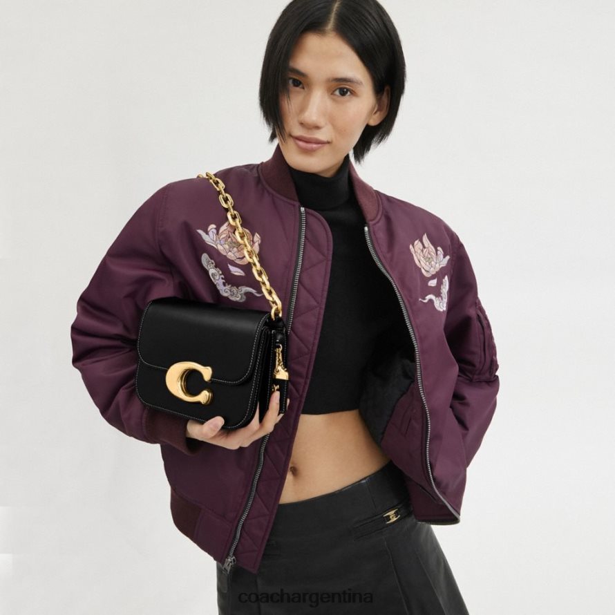 Coach mujer bolsa de ídolo de año nuevo con dragón re/negro L82882255