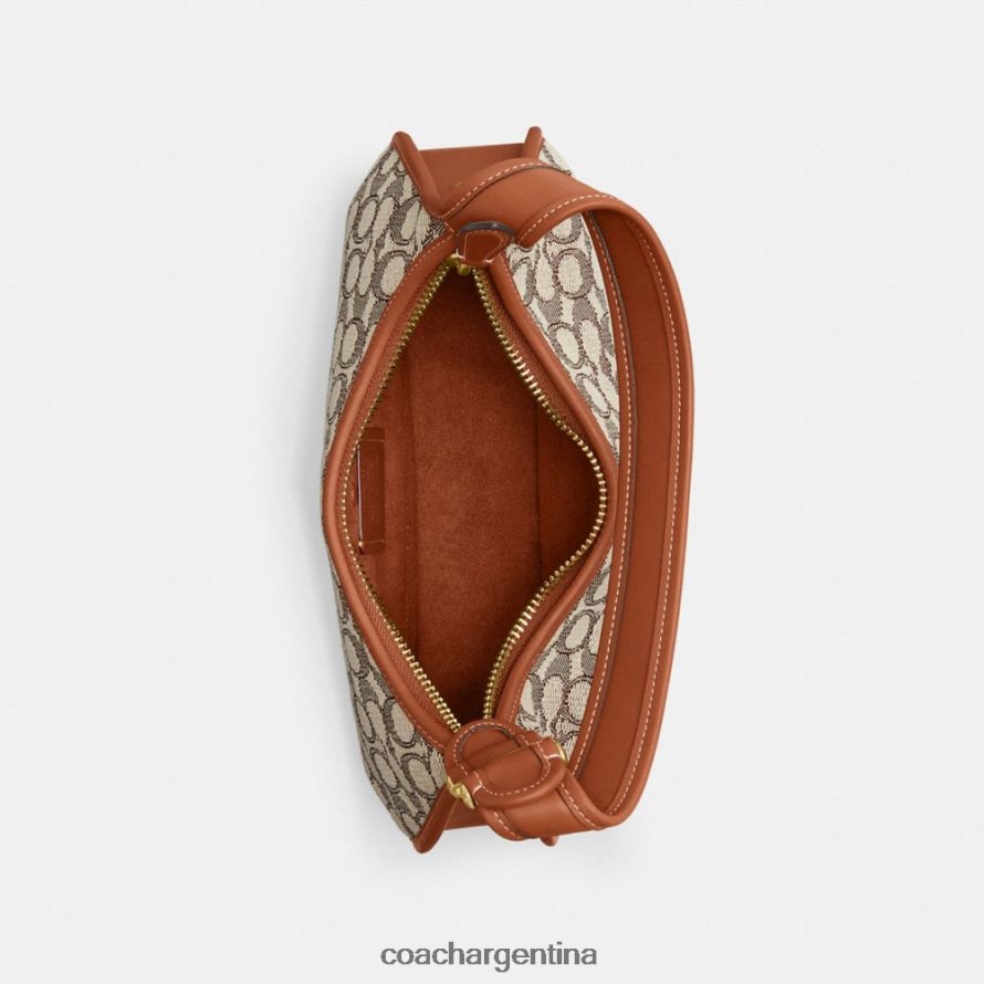 Coach mujer bolso de hombro eve en jacquard textil característico b4/cacao bruñido amb L82882273