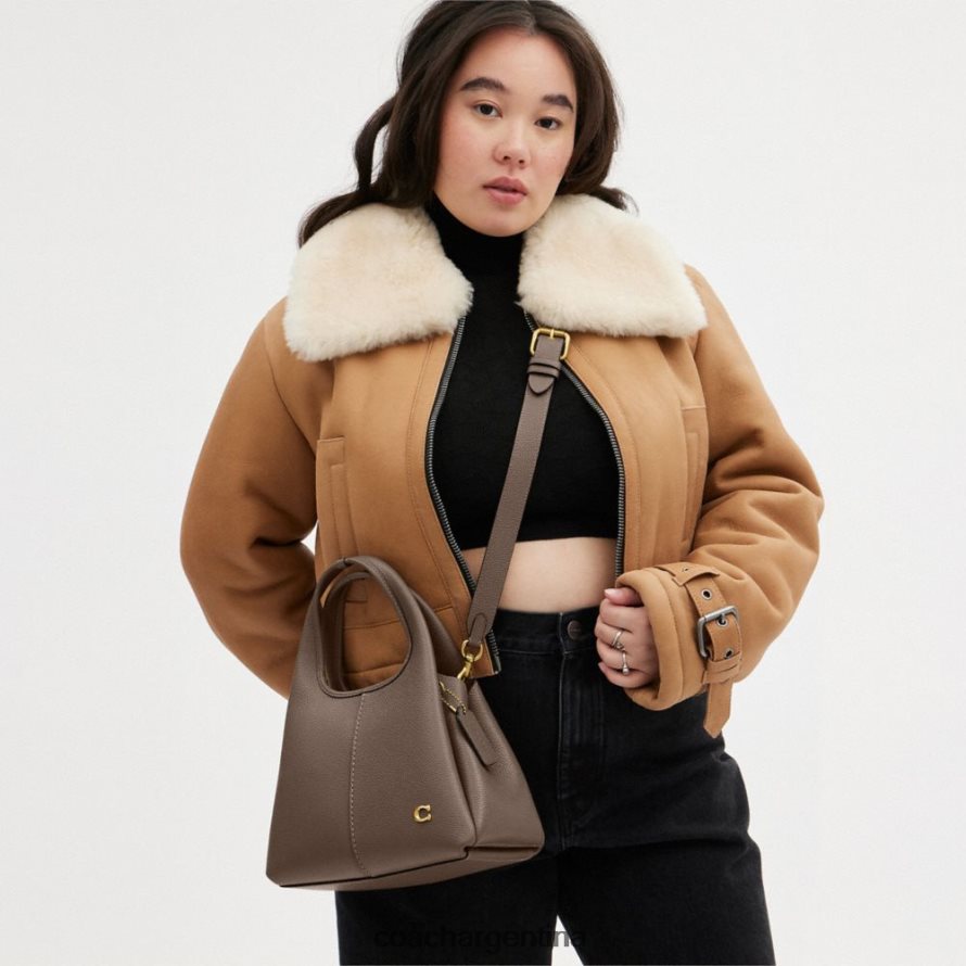 Coach mujer bolso de hombro lana 23 b4/piedra oscura L82882278