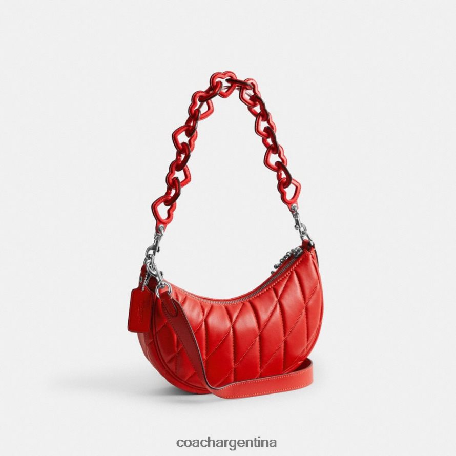 Coach mujer bolso de hombro mira con acolchado tipo almohada y correa en forma de corazón izq/rojo deportivo L82882256