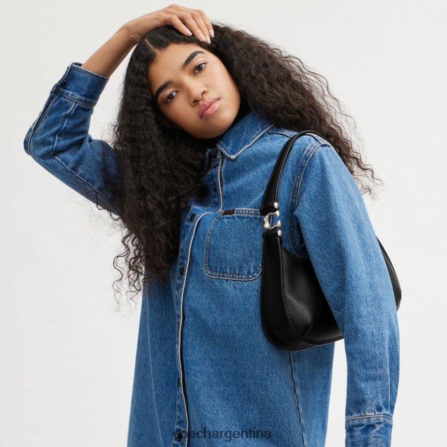 Coach mujer bolso de hombro víspera izquierdo/negro L82882276