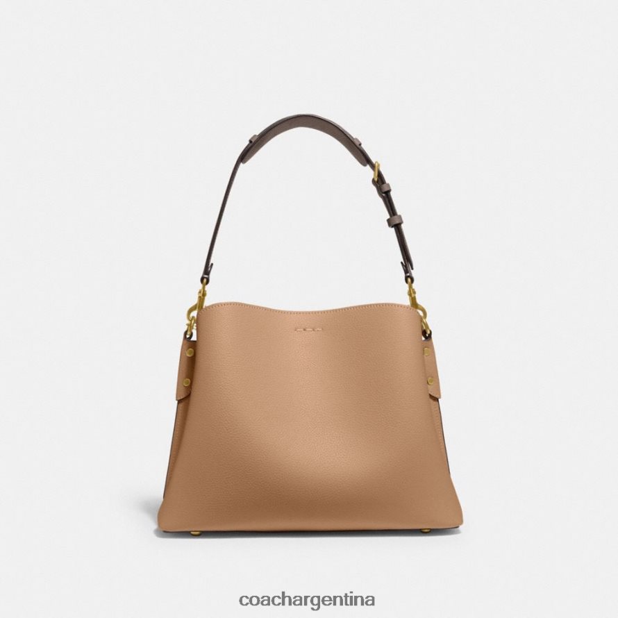 Coach mujer bolso de hombro willow con bloques de color b4/caramelo multi L82882266