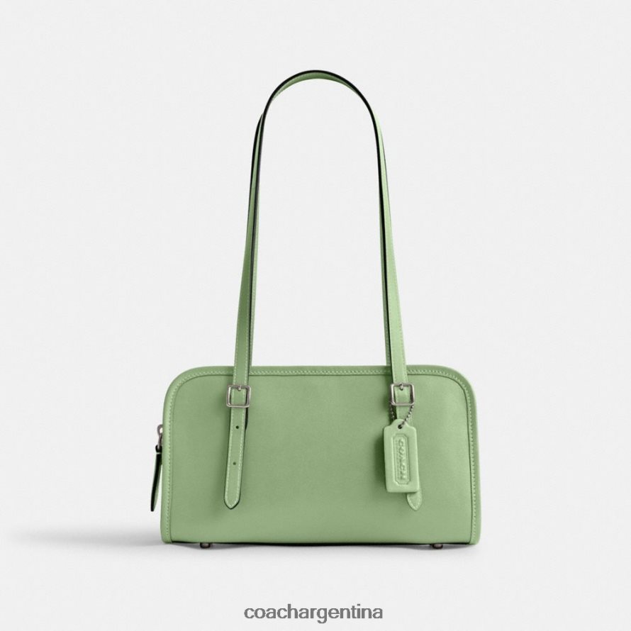 Coach mujer cremallera abatible izq/pistacho pálido L82882271