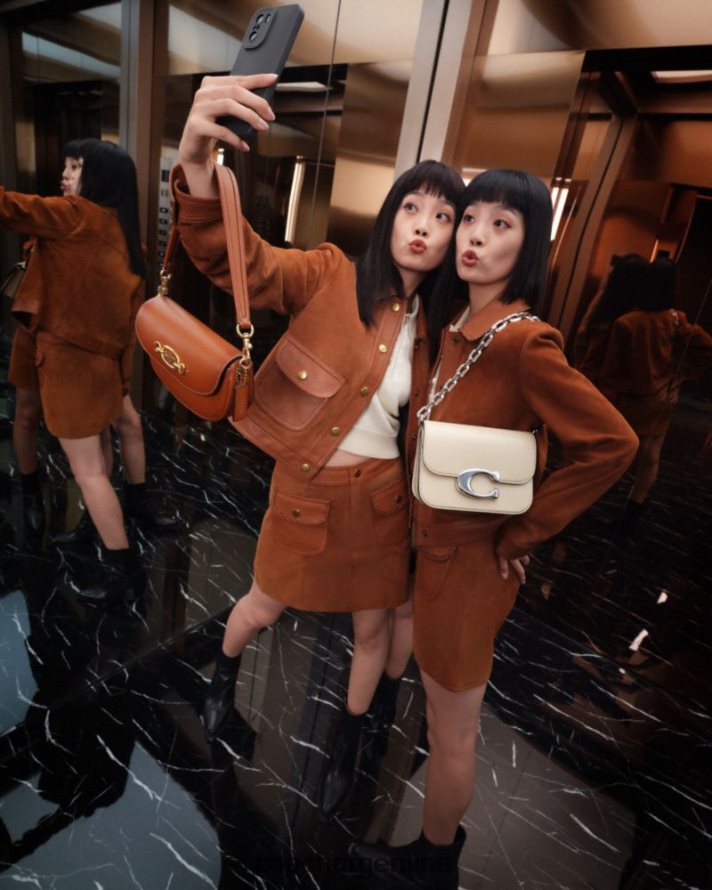 Coach mujer bolsa de ídolo b4/ámbar bruñido L8288247