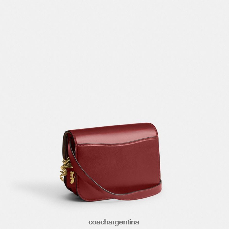 Coach mujer bolsa de ídolo de año nuevo con dragón re/rojo rubí L8288234