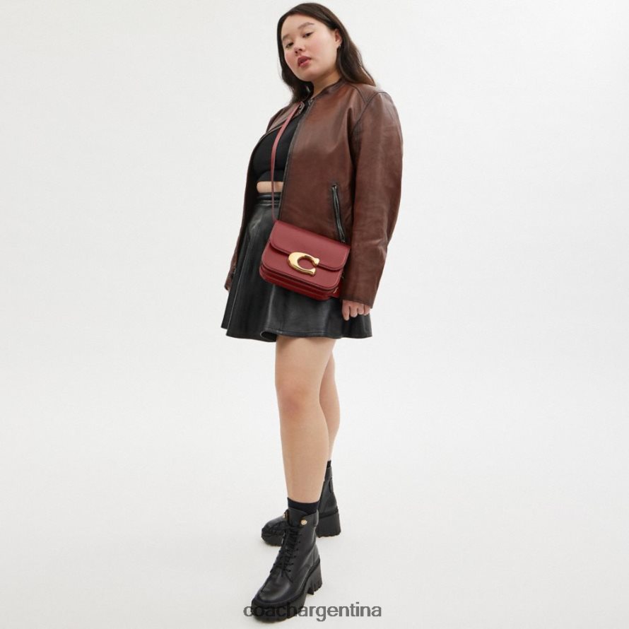 Coach mujer bolsa de ídolo de año nuevo con dragón re/rojo rubí L8288234