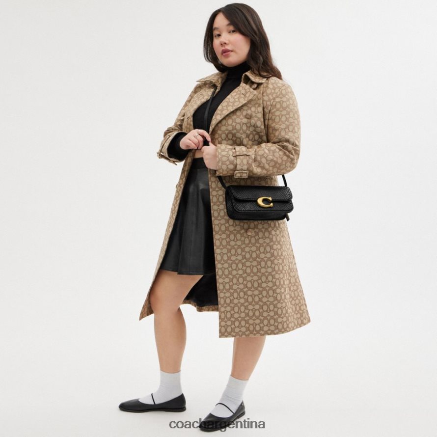 Coach mujer bolso idol 23 en pitón b4/negro L8288243