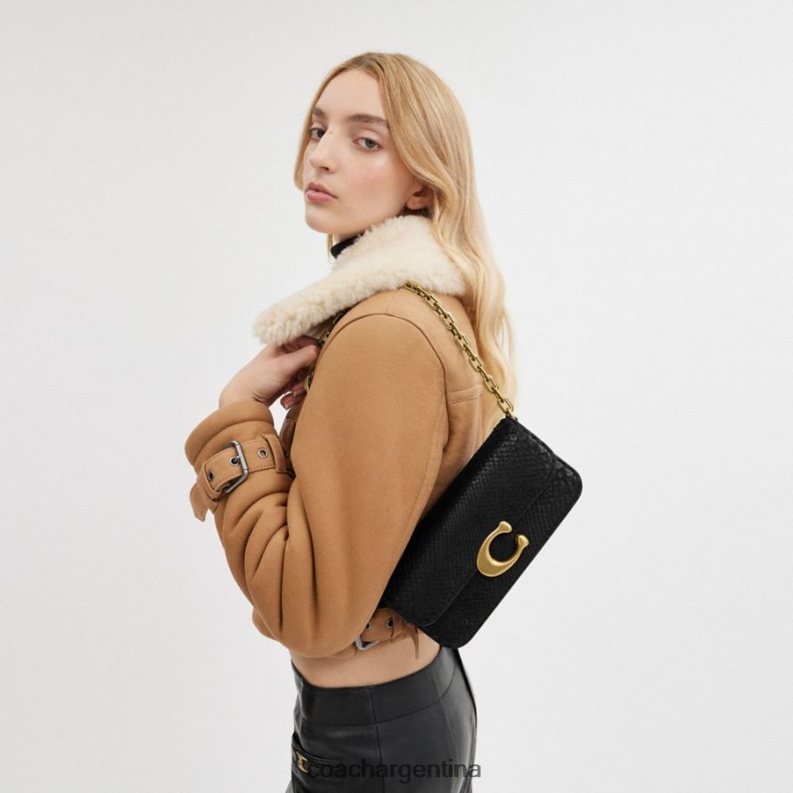 Coach mujer bolso idol 23 en pitón b4/negro L8288243