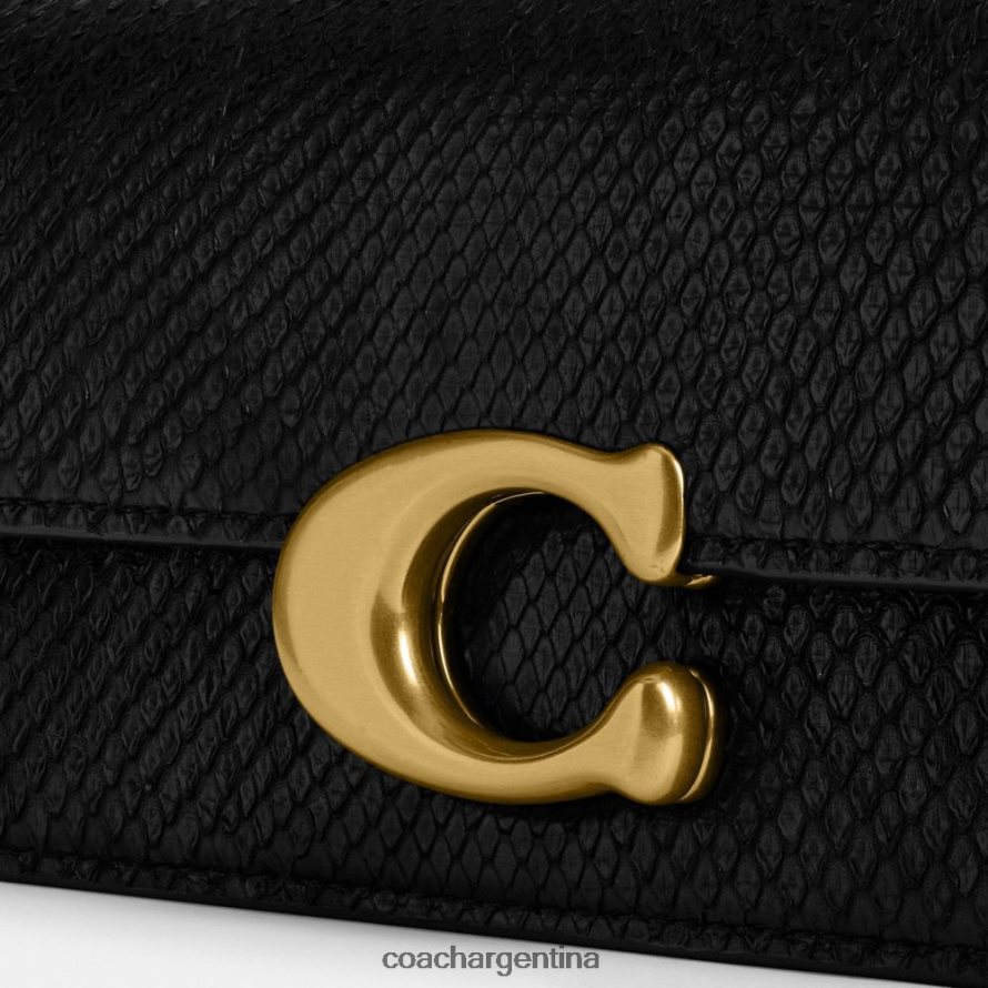 Coach mujer bolso idol 23 en pitón b4/negro L8288243