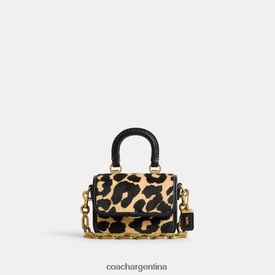 Coach mujer asa superior rogue 12 con estampado de leopardo b4/leopardo L8288293