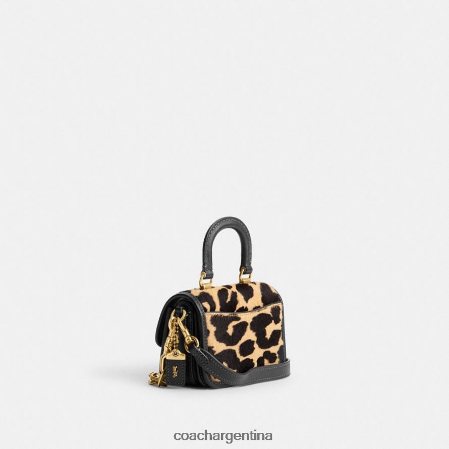 Coach mujer asa superior rogue 12 con estampado de leopardo b4/leopardo L8288293