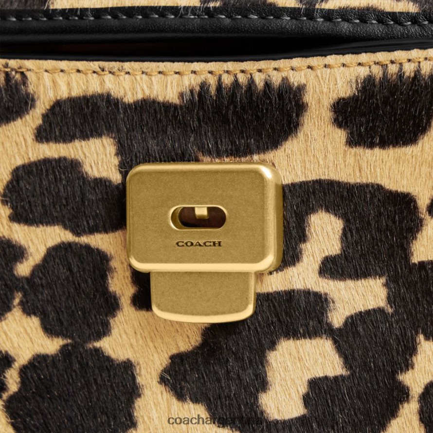 Coach mujer asa superior rogue 12 con estampado de leopardo b4/leopardo L8288293