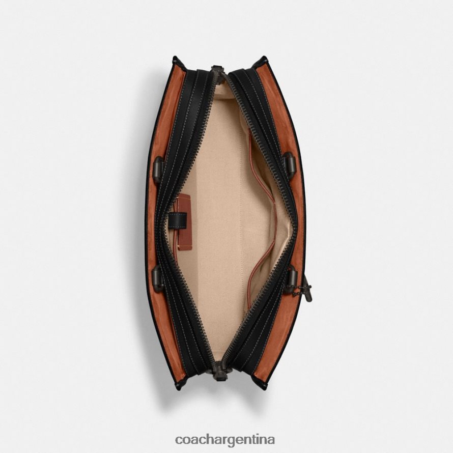 Coach mujer calzoncillos rogue en jacquard textil característico cacao/negro L8288285