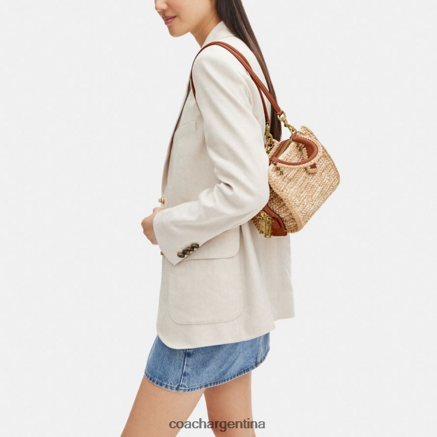 Coach mujer pícaro 20 con crochet b4/marfil múltiple L8288282