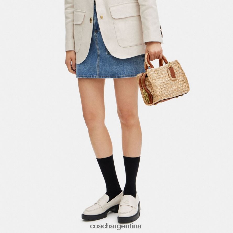 Coach mujer pícaro 20 con crochet b4/marfil múltiple L8288282