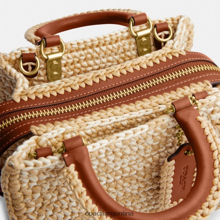 Coach mujer pícaro 20 con crochet b4/marfil múltiple L8288282