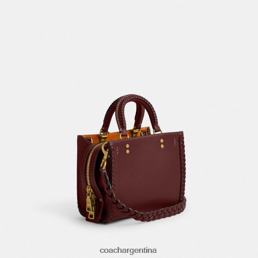 Coach mujer pícaro 20 con trenza b4/vino L8288280