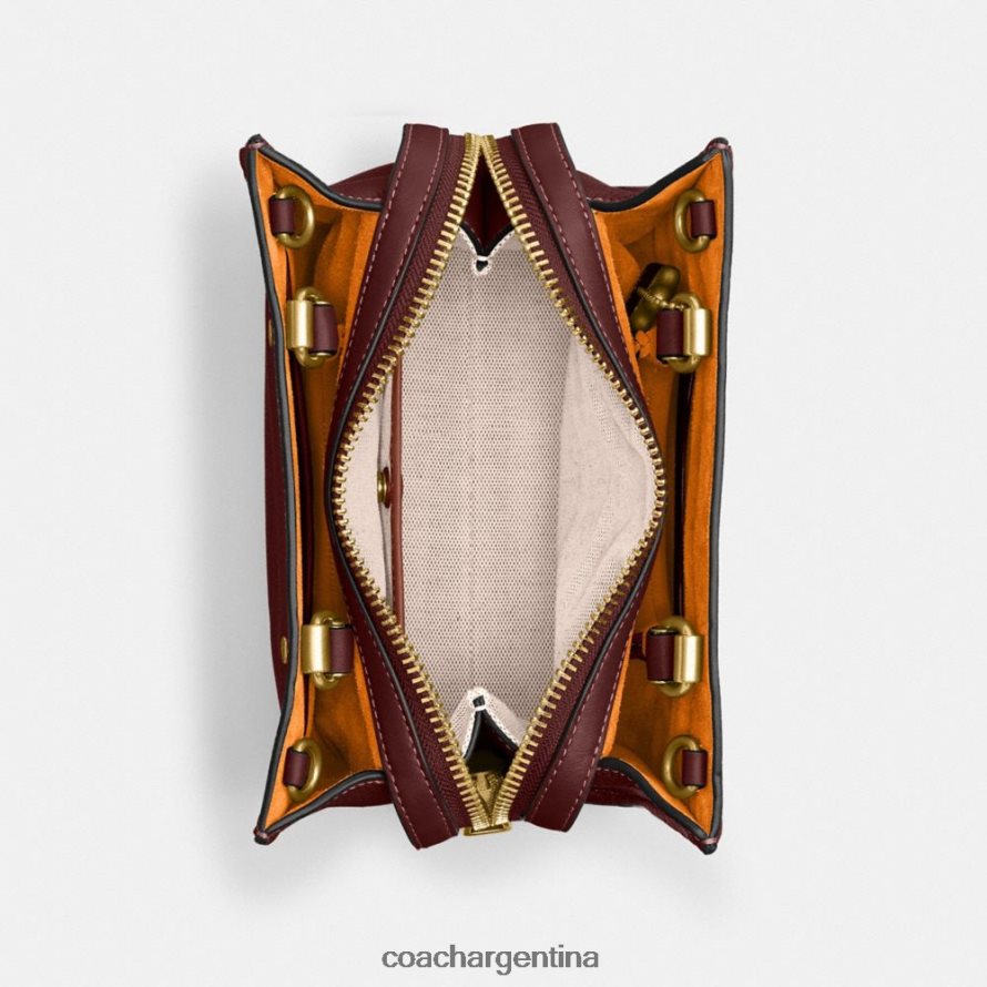 Coach mujer pícaro 20 con trenza b4/vino L8288280