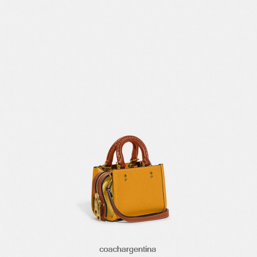 Coach mujer rogue 12 en cuero regenerativo con bloques de color b4/ranúnculo multi L8288296