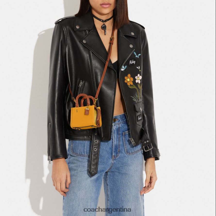 Coach mujer rogue 12 en cuero regenerativo con bloques de color b4/ranúnculo multi L8288296