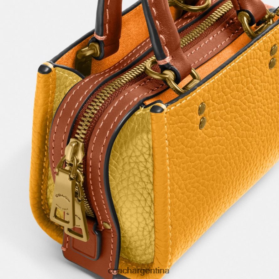 Coach mujer rogue 12 en cuero regenerativo con bloques de color b4/ranúnculo multi L8288296