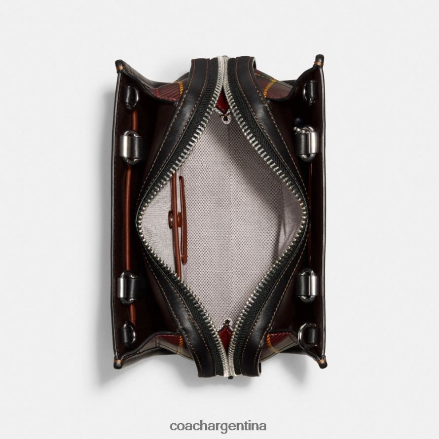 Coach mujer rogue 20 con estampado de cuadros izq/cereza múltiple L8288283