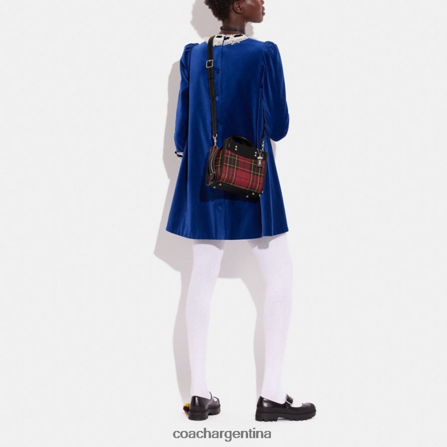 Coach mujer rogue 20 con estampado de cuadros izq/cereza múltiple L8288283