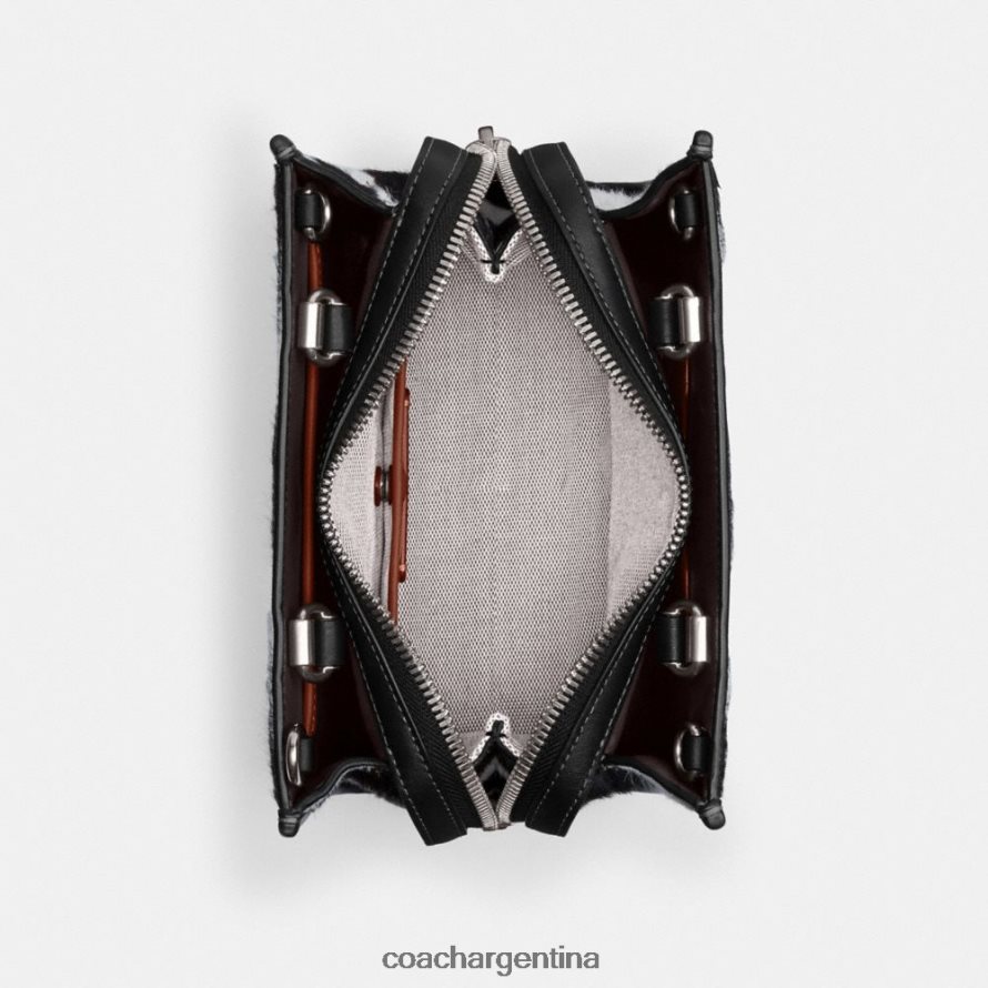Coach mujer rogue 20 de pelo de becerro con estampado de cebra izq/cebra L8288289