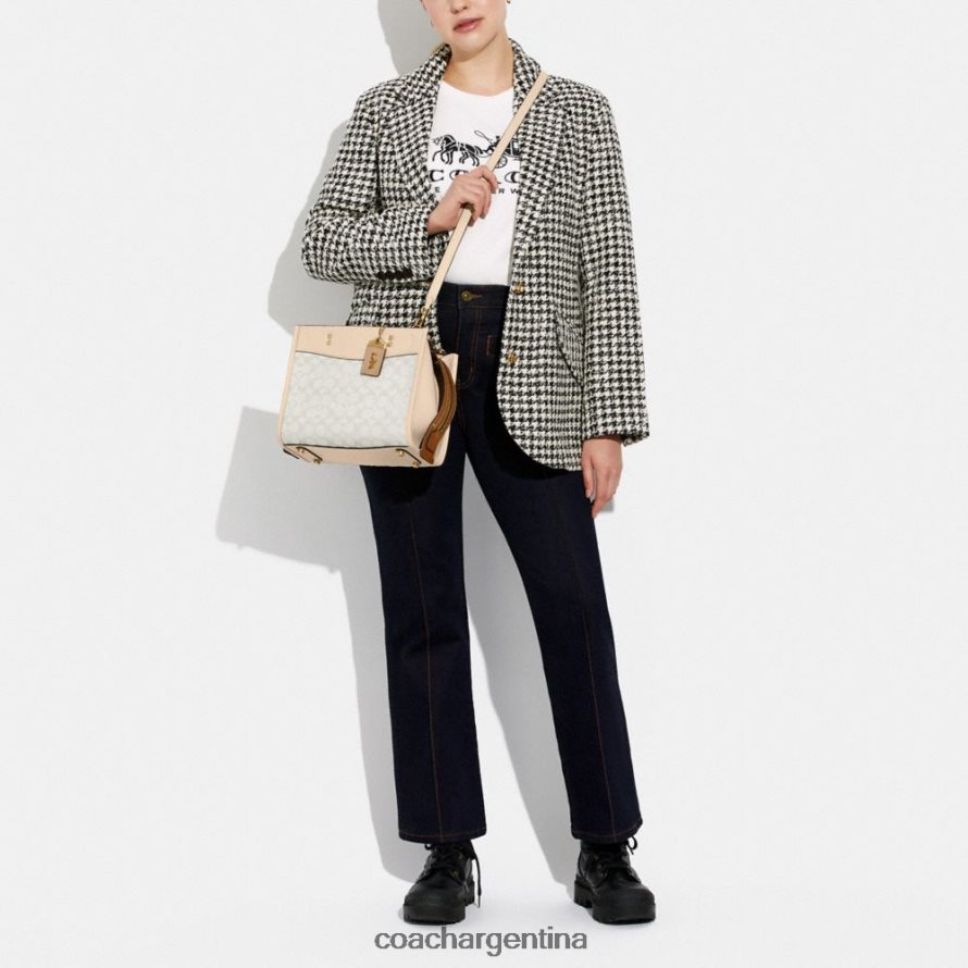 Coach mujer rogue 25 en jacquard textil exclusivo b4/tiza marfil multi L8288279