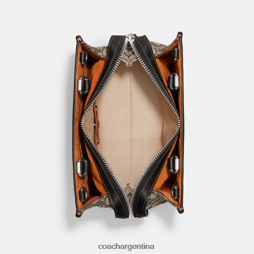 Coach mujer rogue 25 en jacquard textil exclusivo izq/negro cacao L8288276