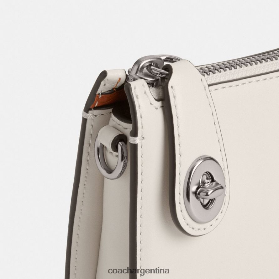 Coach mujer bolso de hombro lil nas x drop penn izq/tiza solar aislada L8288263