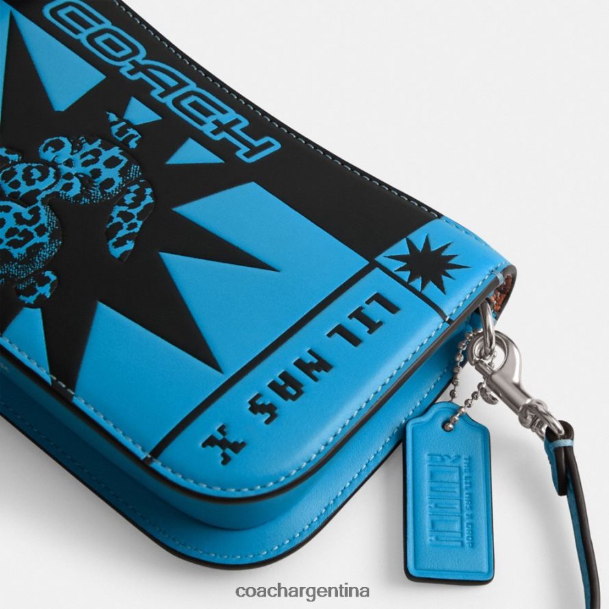 Coach mujer bolso de hombro lil nas x drop penn lh/lh/bunny volante montero azul L8288264