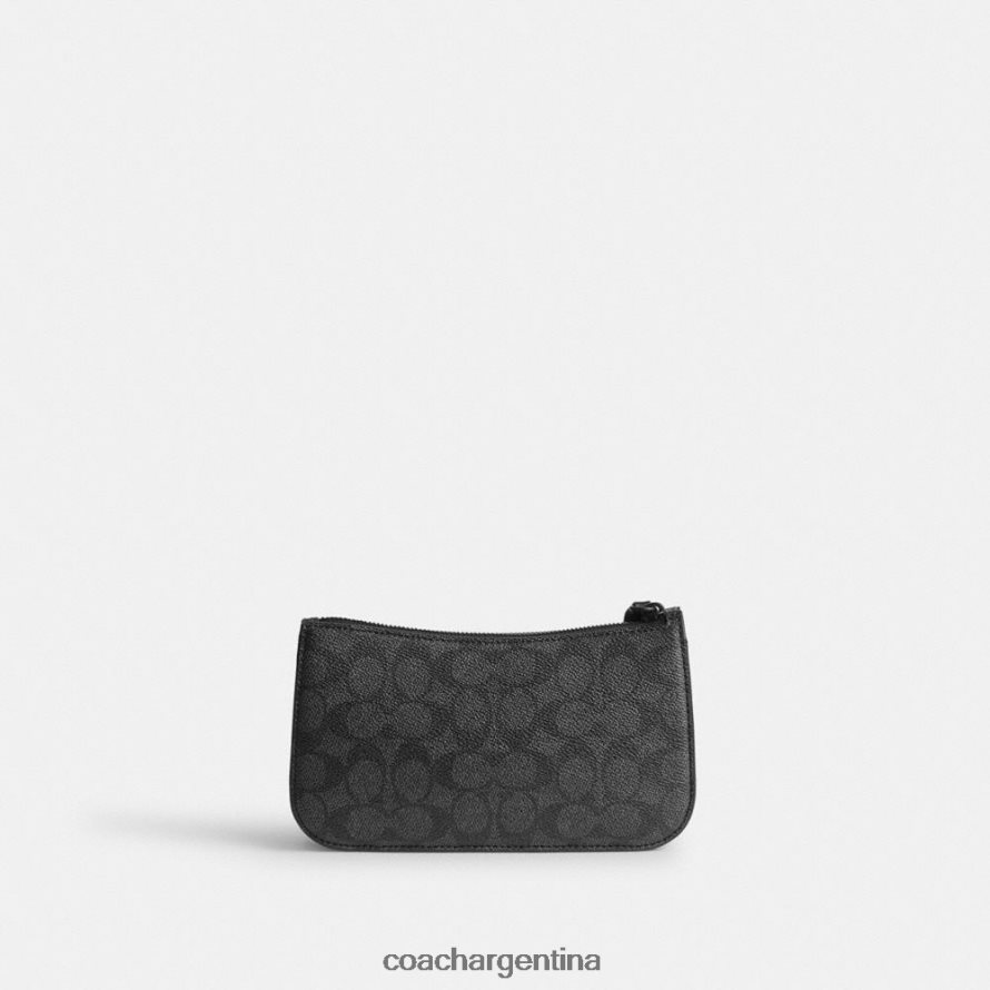 Coach mujer bolso de hombro penn en lona de firma mw/carbón/negro L8288265
