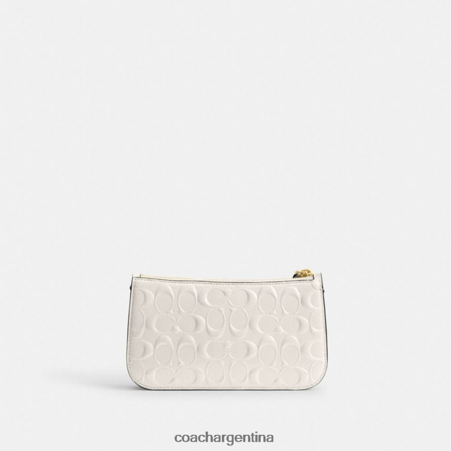 Coach mujer bolso de hombro penn en piel de firma b4/tiza L8288266