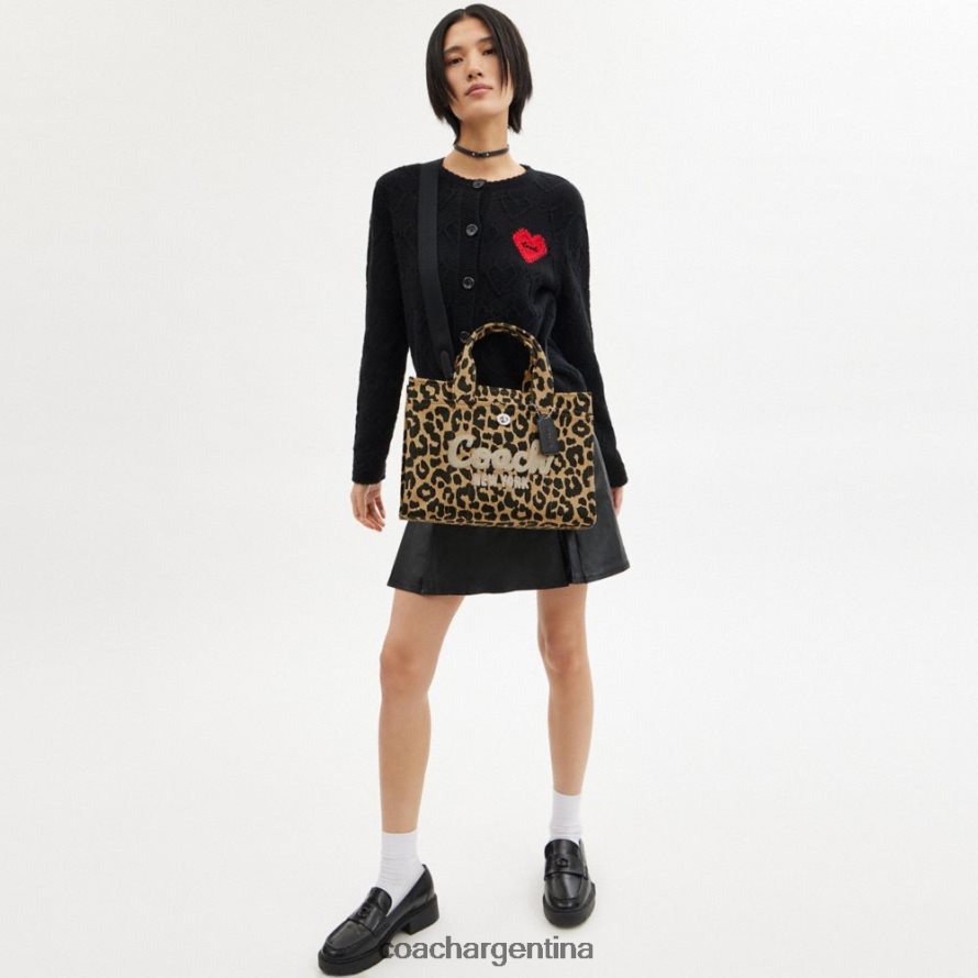 Coach mujer bolso cargo con estampado de leopardo lh/leopardo L82882293