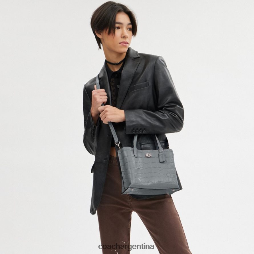 Coach mujer bolso de sauce 24 izq/gris azul multi L82882290