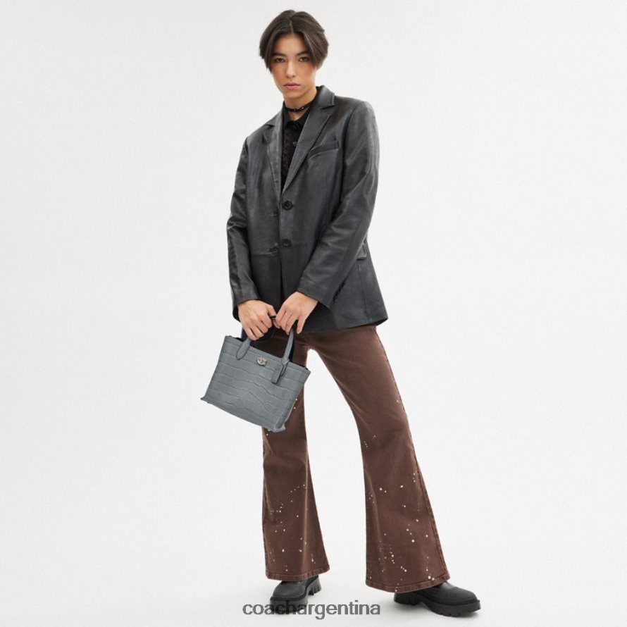 Coach mujer bolso de sauce 24 izq/gris azul multi L82882290