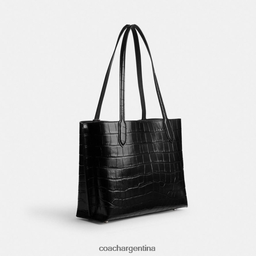 Coach mujer bolso de sauce izq/negro múltiple L82882284