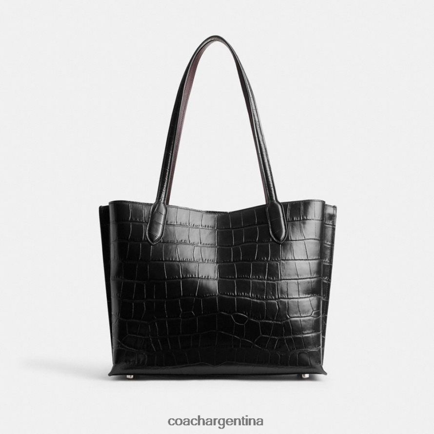 Coach mujer bolso de sauce izq/negro múltiple L82882284